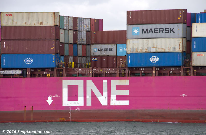 One Atlas, CSCL New York, Seaspan New York 9290115 ID 14676